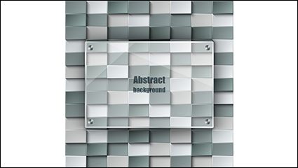 Glass block texture background vector material