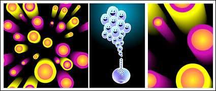 Round three-dimensional vector of chemical elements