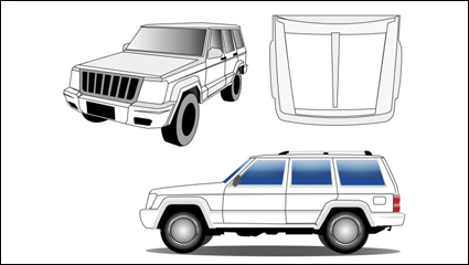 JEEP2500 jeep vector material 