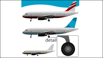 Realistic aircraft 02 - vector 