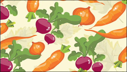 Cartoon vegetables 03 - vector
