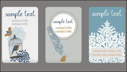 Illustrator card 03 - vector material