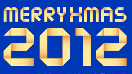 2012 WordArt background 03 - vector material