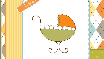 Cute cartoon background 03 - vector material